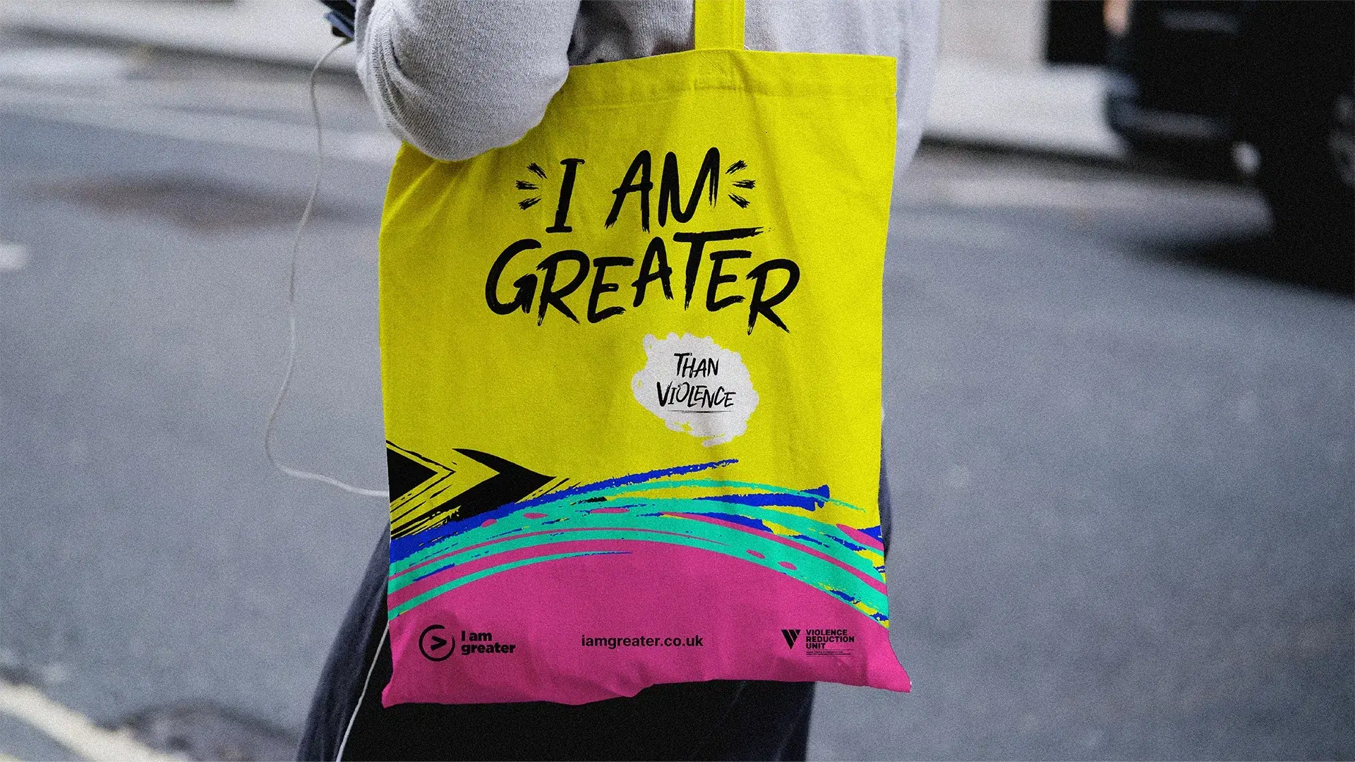i am greater tote bag