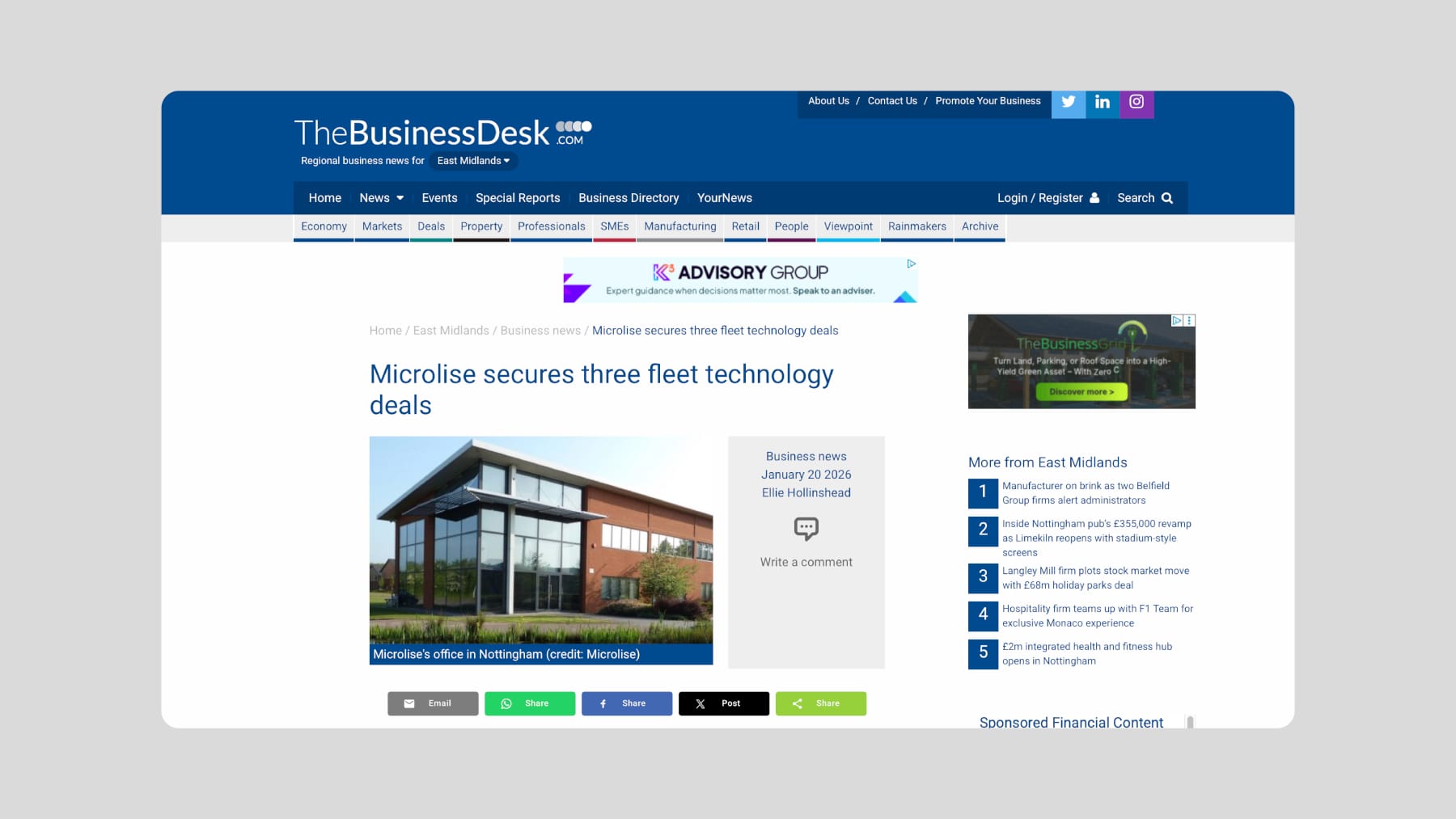 Microlise news article 3