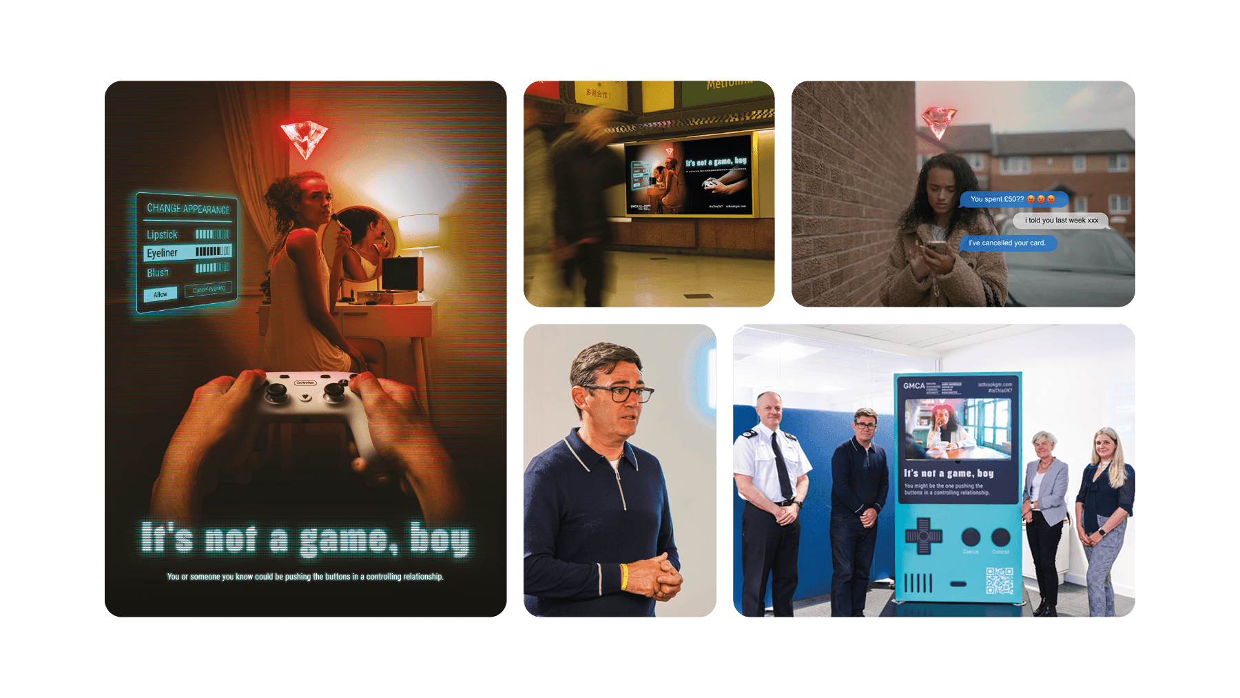 It's not a game, boy campaign