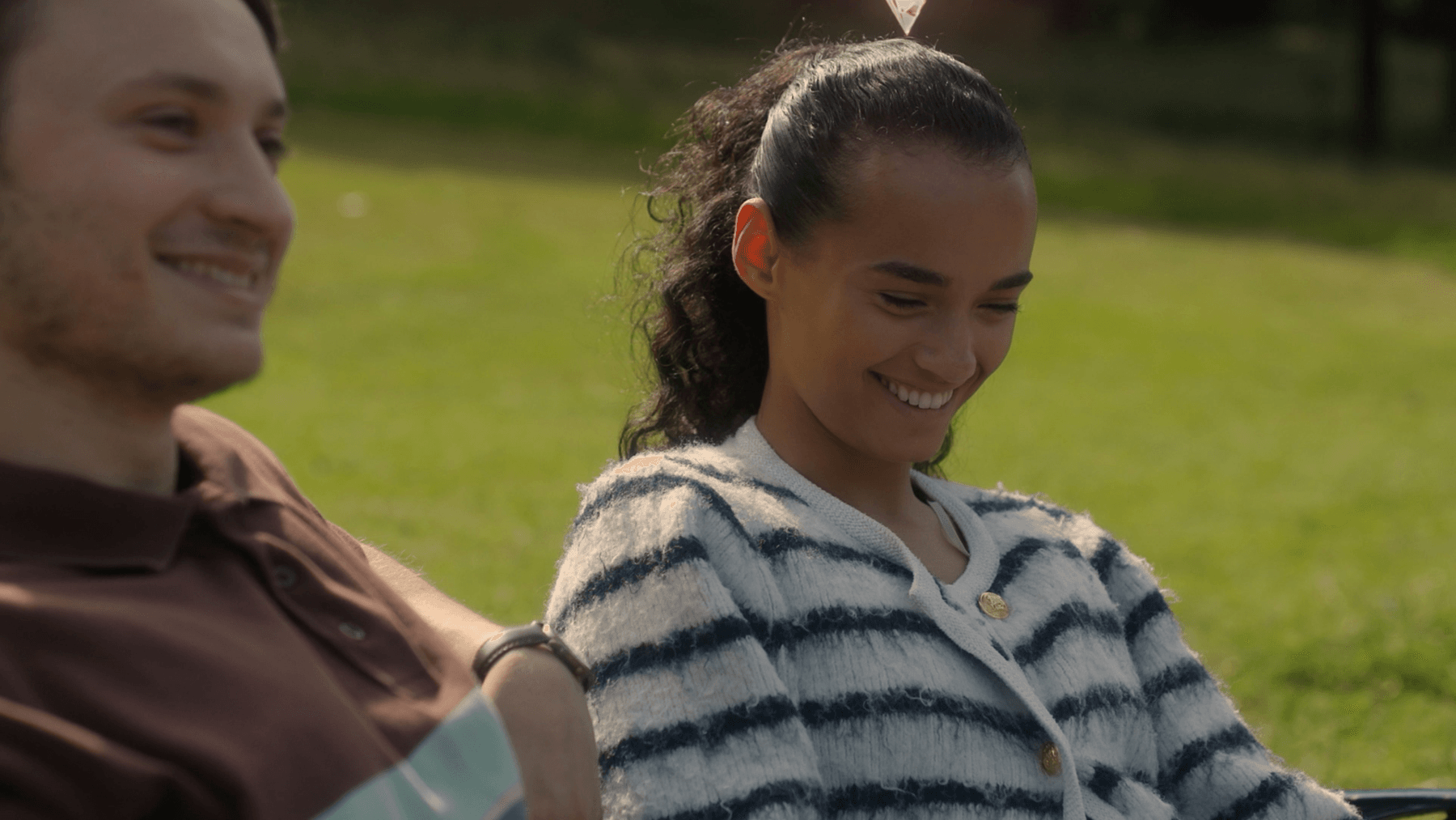 Actor and actress of the It's not a game, boy campaign video