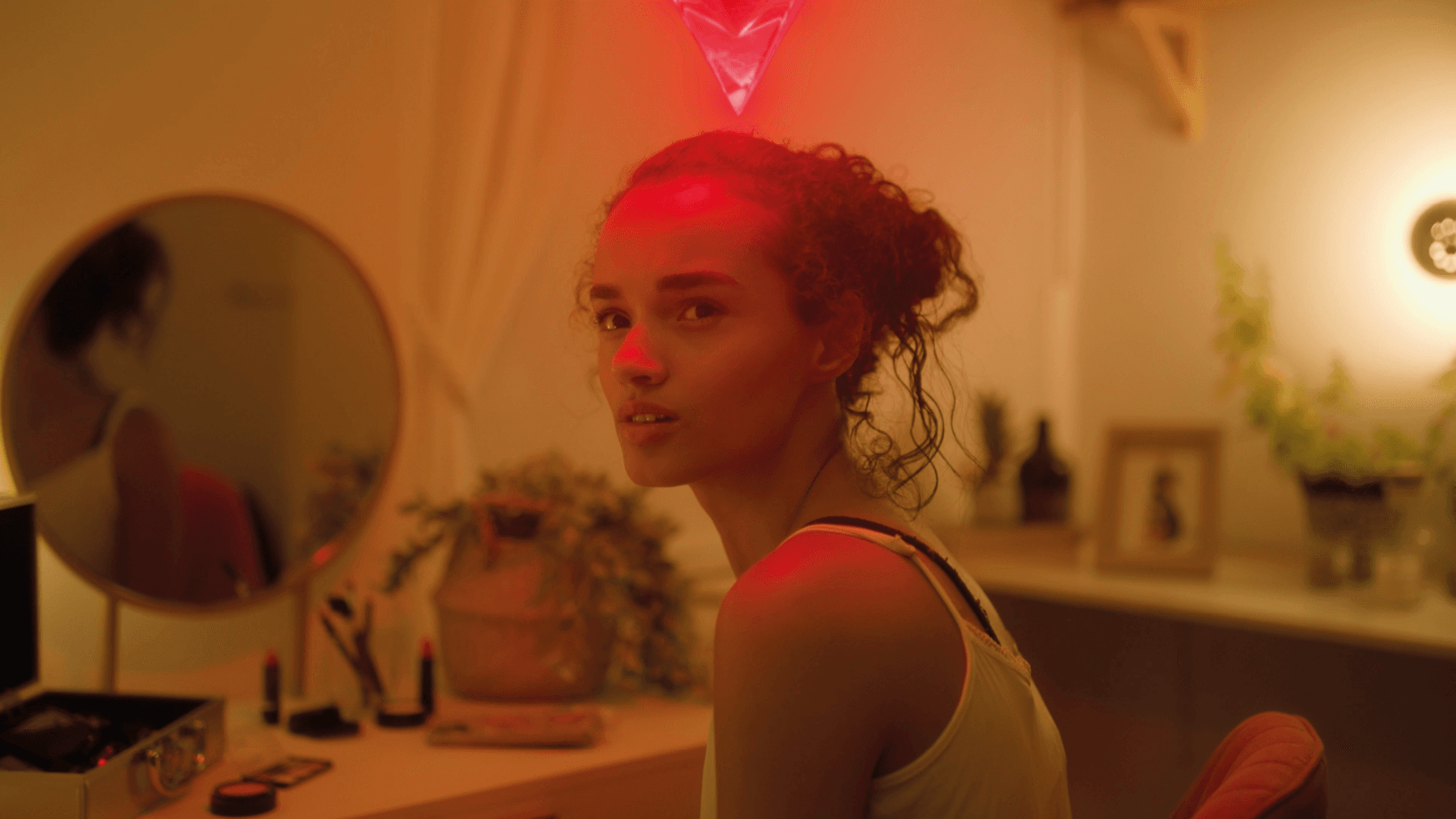 Actress of the it's not a game, boy campaign video